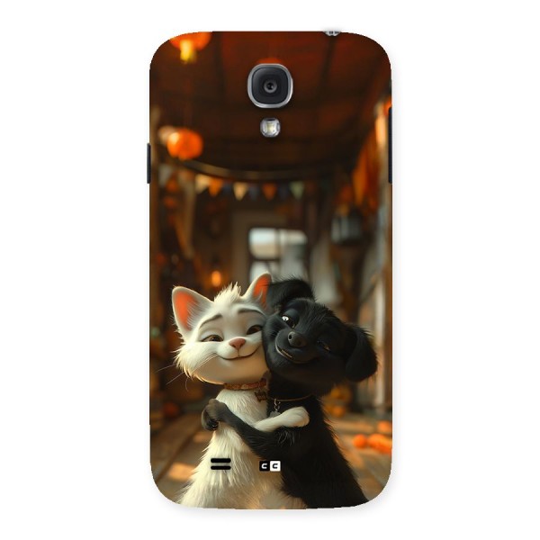 Cute Cat Dog Back Case for Galaxy S4