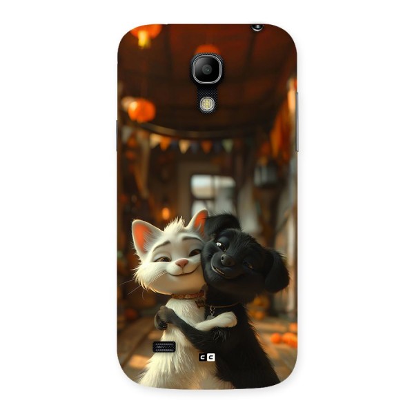 Cute Cat Dog Back Case for Galaxy S4 Mini