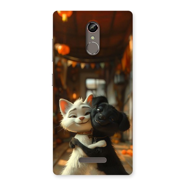 Cute Cat Dog Back Case for Gionee S6s