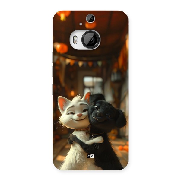 Cute Cat Dog Back Case for HTC One M9 Plus