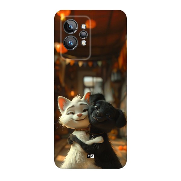 Cute Cat Dog Back Case for Realme GT2 Pro