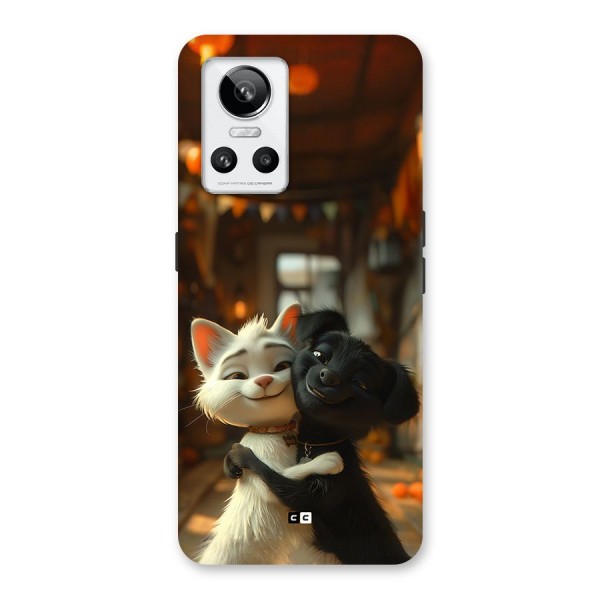 Cute Cat Dog Back Case for Realme GT Neo 3