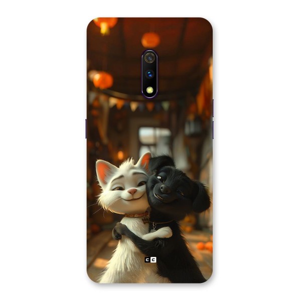 Cute Cat Dog Back Case for Realme X