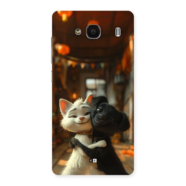 Cute Cat Dog Back Case for Redmi 2s