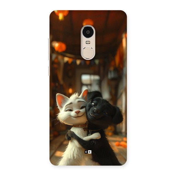 Cute Cat Dog Back Case for Redmi Note 4