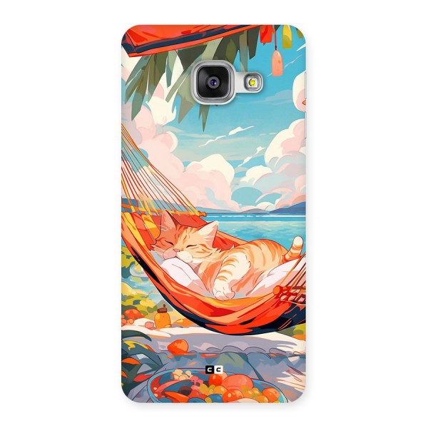 Cute Cat On Beach Back Case for Galaxy A3 (2016)