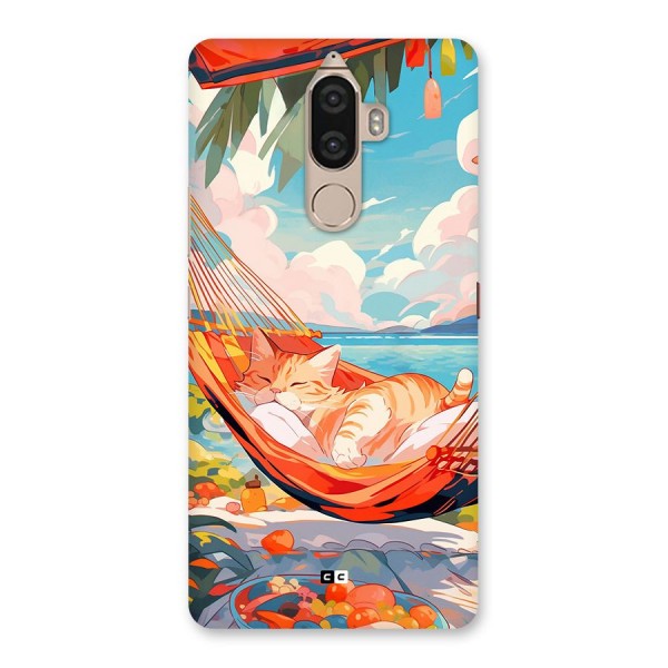 Cute Cat On Beach Back Case for Lenovo K8 Note