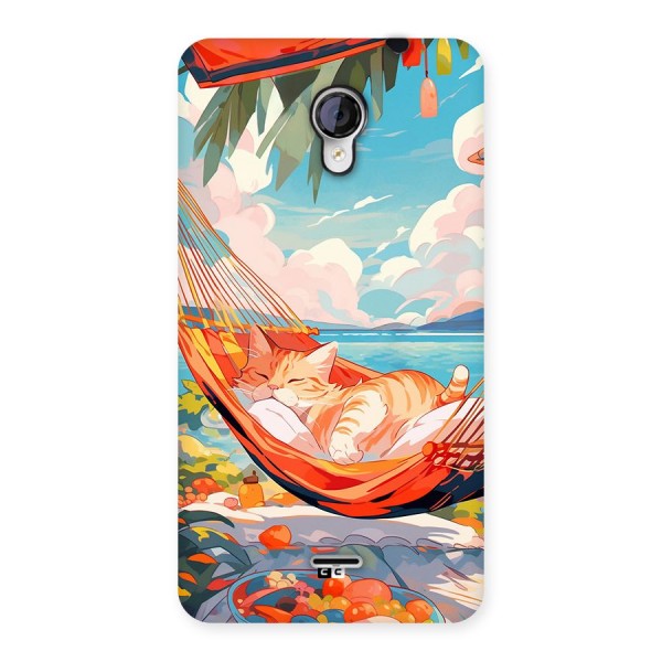 Cute Cat On Beach Back Case for Unite 2 A106