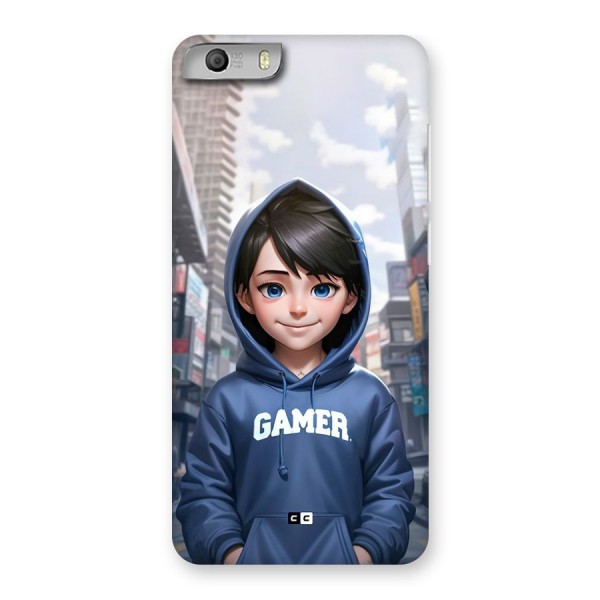 Cute Gamer Back Case for Canvas Knight 2