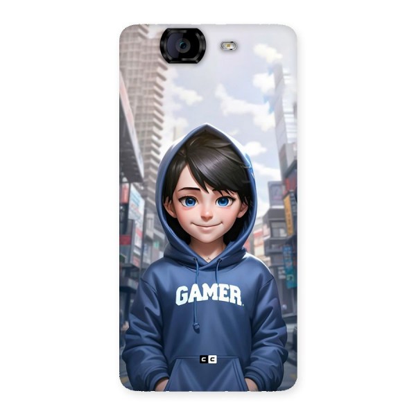 Cute Gamer Back Case for Canvas Knight A350