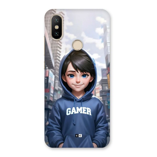 Cute Gamer Back Case for Mi A2