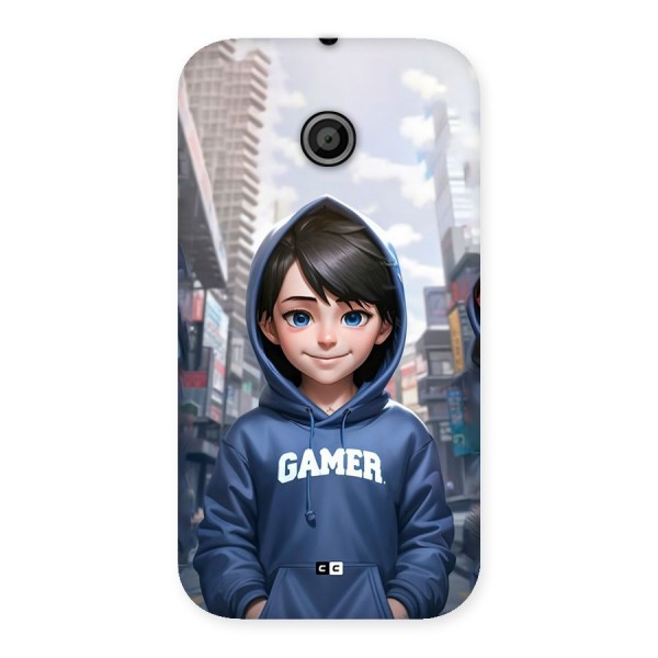 Cute Gamer Back Case for Moto E