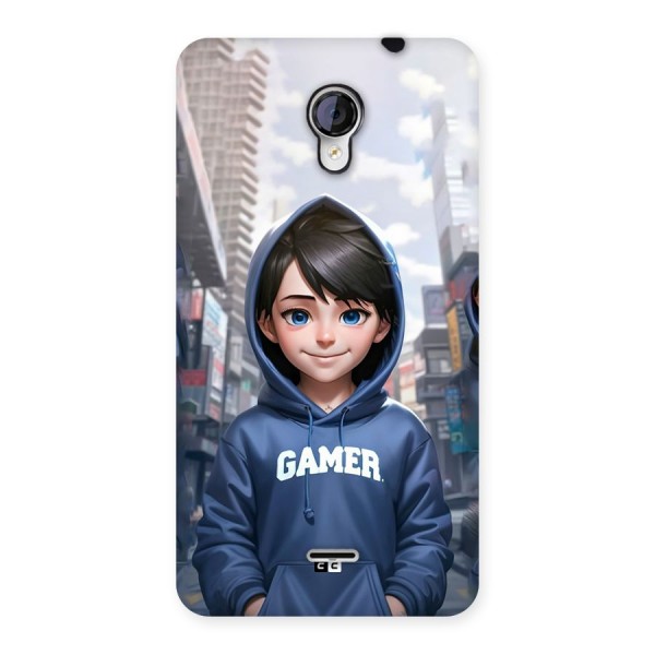 Cute Gamer Back Case for Unite 2 A106