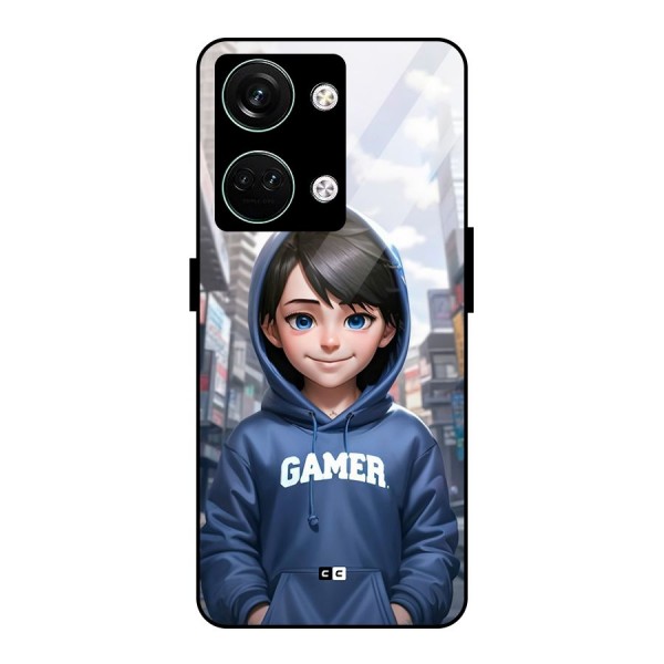 Cute Gamer Glass Back Case for Oneplus Nord 3
