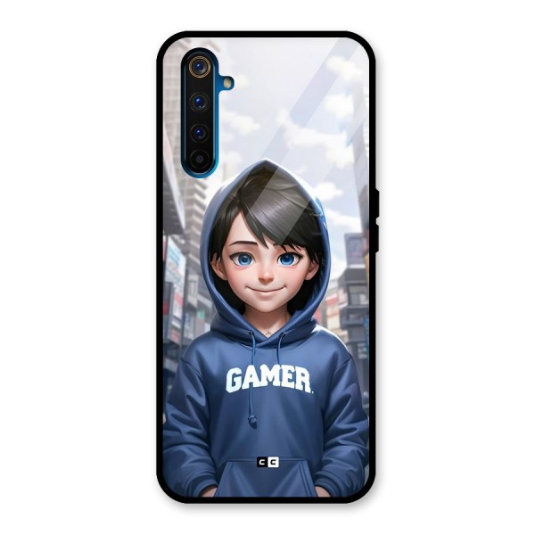 Cute Gamer Glass Back Case for Realme 6 Pro