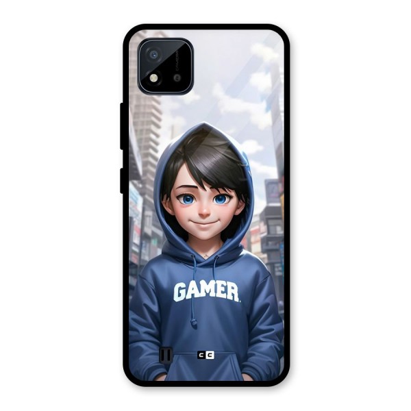 Cute Gamer Glass Back Case for Realme C11 2021