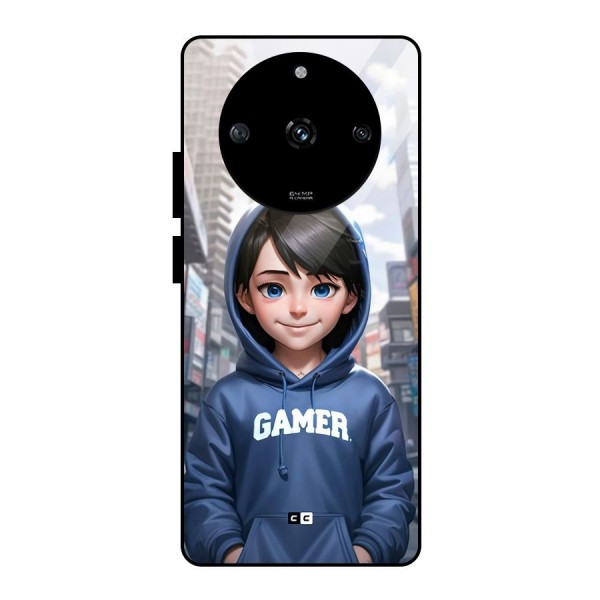 Cute Gamer Glass Back Case for Realme Narzo 60 5G