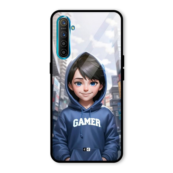 Cute Gamer Glass Back Case for Realme X2