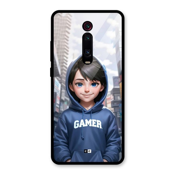 Cute Gamer Glass Back Case for Redmi K20