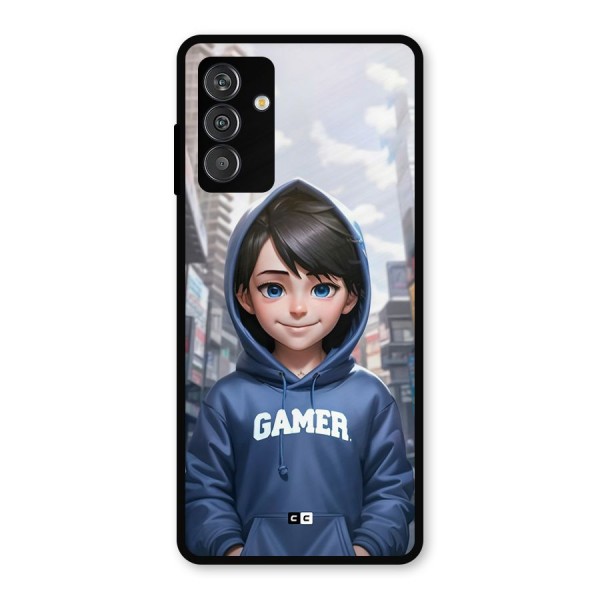 Cute Gamer Metal Back Case for Galaxy F13