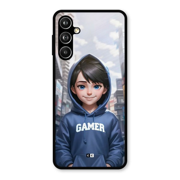 Cute Gamer Metal Back Case for Galaxy F54