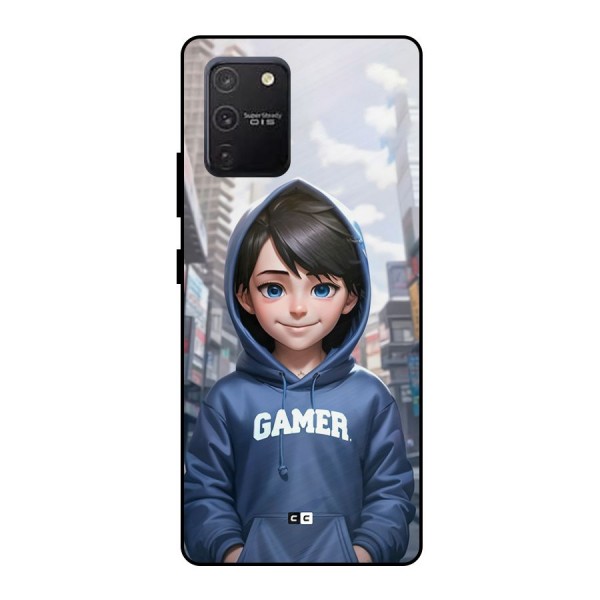 Cute Gamer Metal Back Case for Galaxy S10 Lite