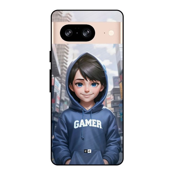 Cute Gamer Metal Back Case for Google Pixel 8