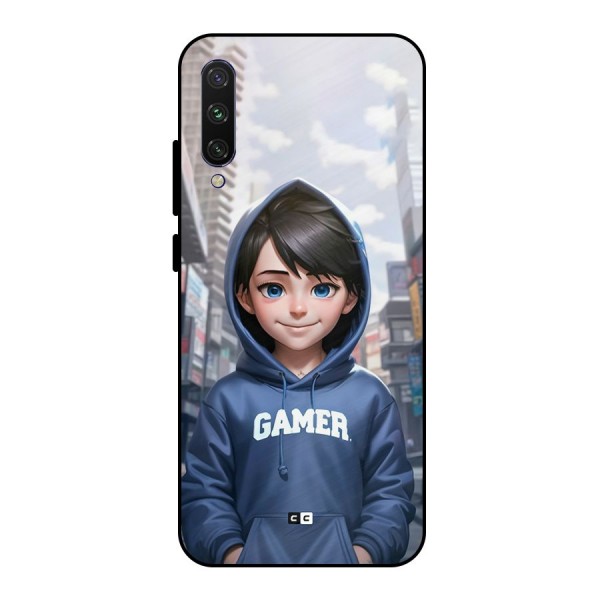 Cute Gamer Metal Back Case for Mi A3