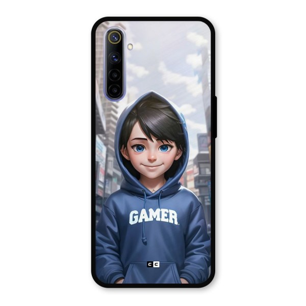 Cute Gamer Metal Back Case for Realme 6