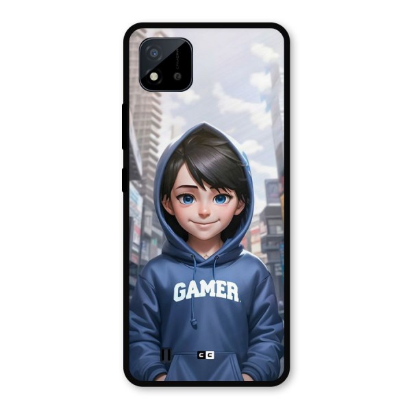 Cute Gamer Metal Back Case for Realme C11 2021