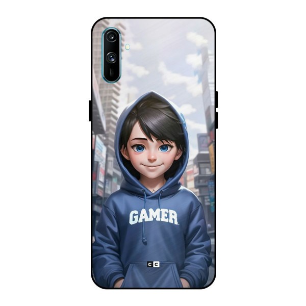 Cute Gamer Metal Back Case for Realme C3