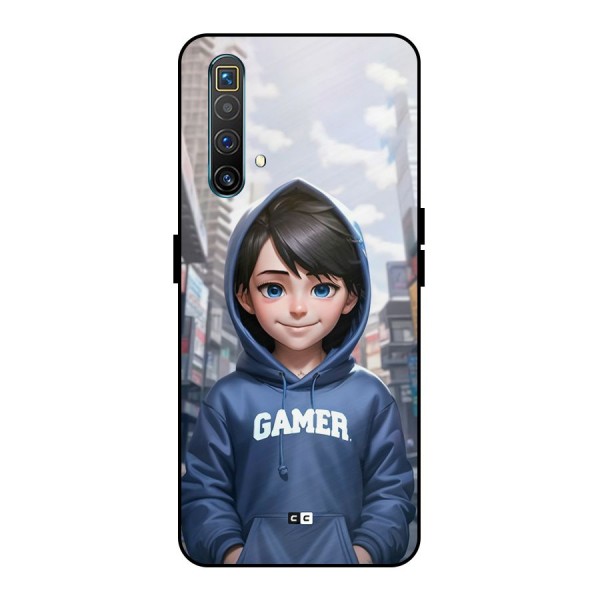 Cute Gamer Metal Back Case for Realme X3 SuperZoom