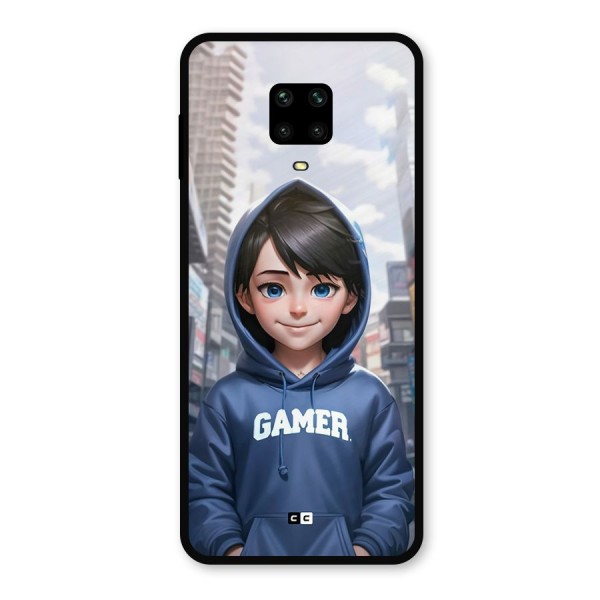 Cute Gamer Metal Back Case for Redmi Note 10 Lite