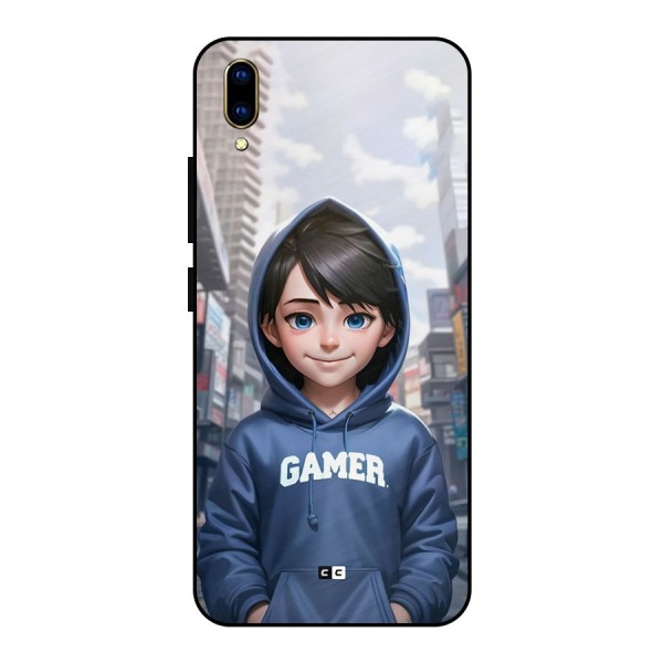 Cute Gamer Metal Back Case for Vivo V11 Pro