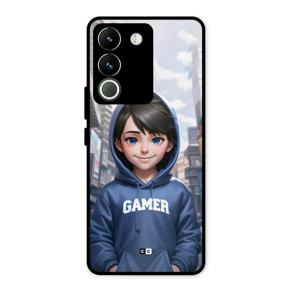 Cute Gamer Metal Back Case for Vivo Y200