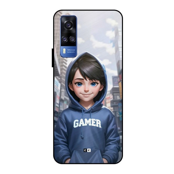 Cute Gamer Metal Back Case for Vivo Y51