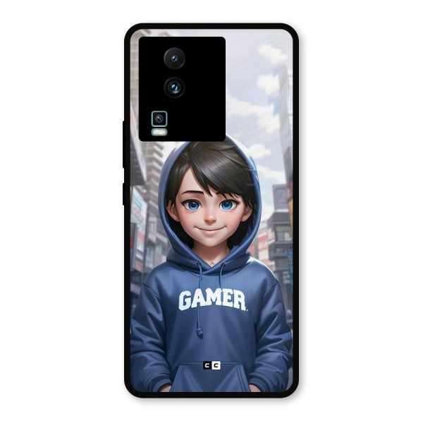 Cute Gamer Metal Back Case for iQOO Neo 7