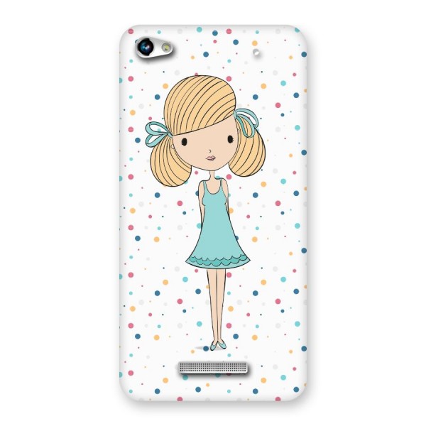 Cute Girl Back Case for Micromax Hue 2