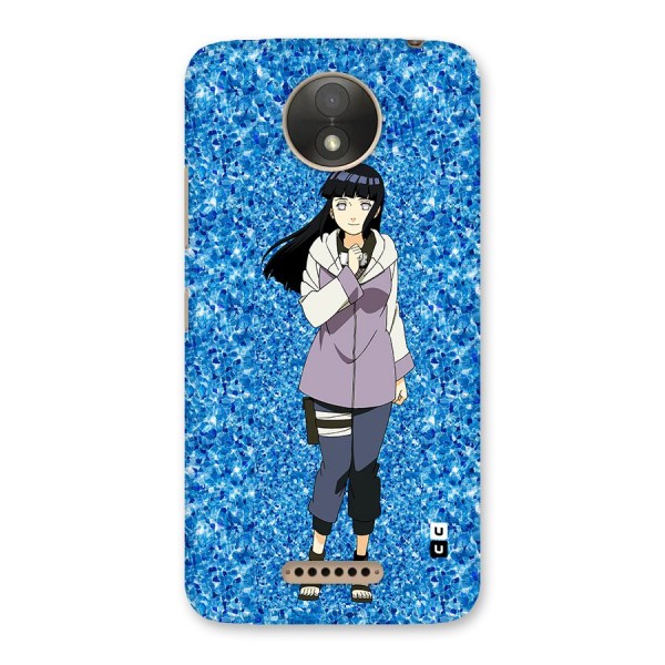 Cute Hinata hyuga Back Case for Moto C Plus