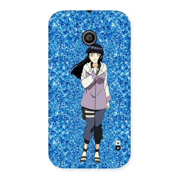 Cute Hinata hyuga Back Case for Moto E