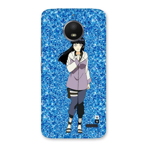 Cute Hinata hyuga Back Case for Moto E4