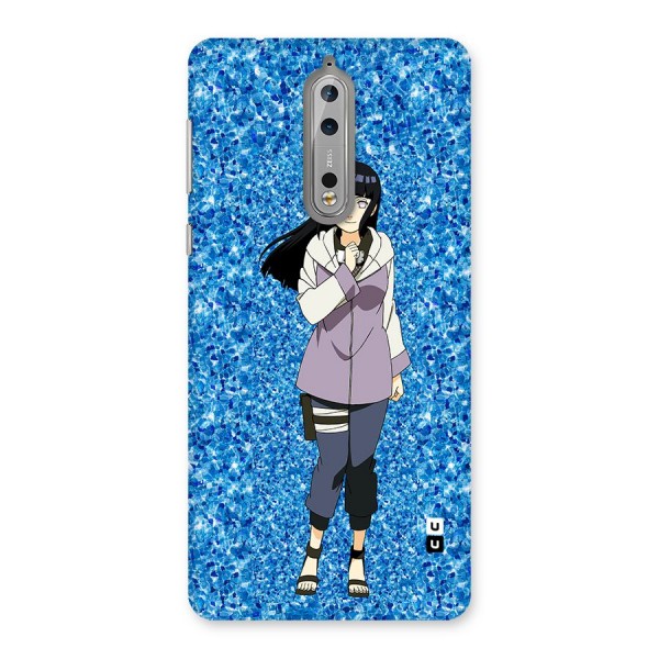 Cute Hinata hyuga Back Case for Nokia 8