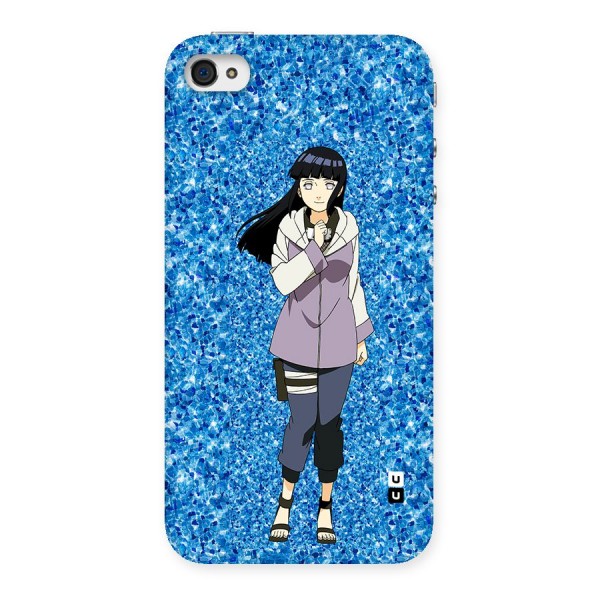 Cute Hinata hyuga Back Case for iPhone 4 4s