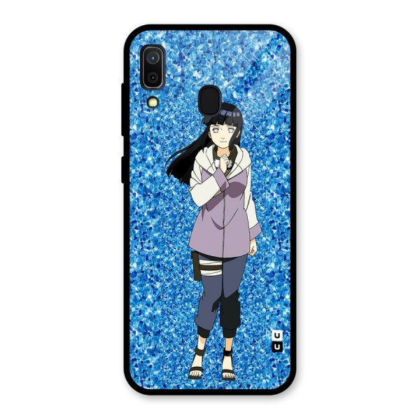 Cute Hinata hyuga Glass Back Case for Galaxy A30