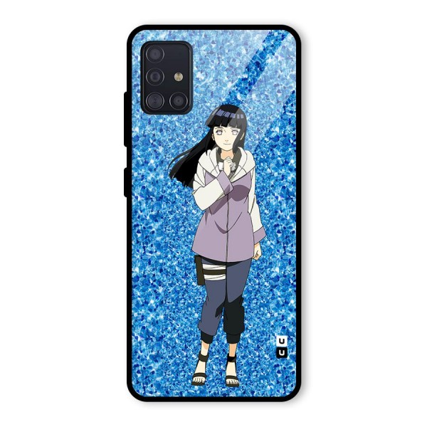 Cute Hinata hyuga Glass Back Case for Galaxy A51