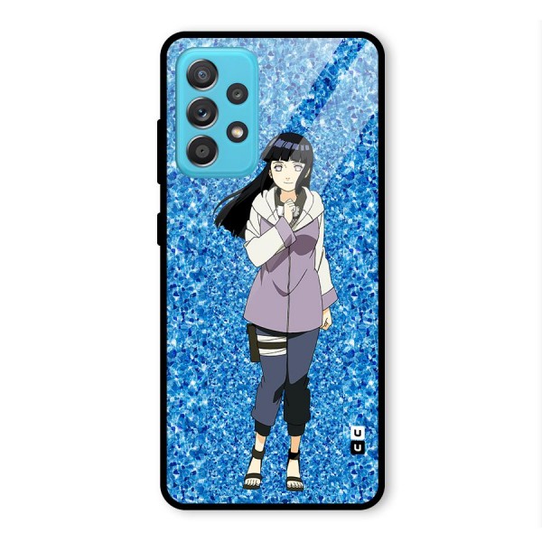 Cute Hinata hyuga Glass Back Case for Galaxy A52s 5G