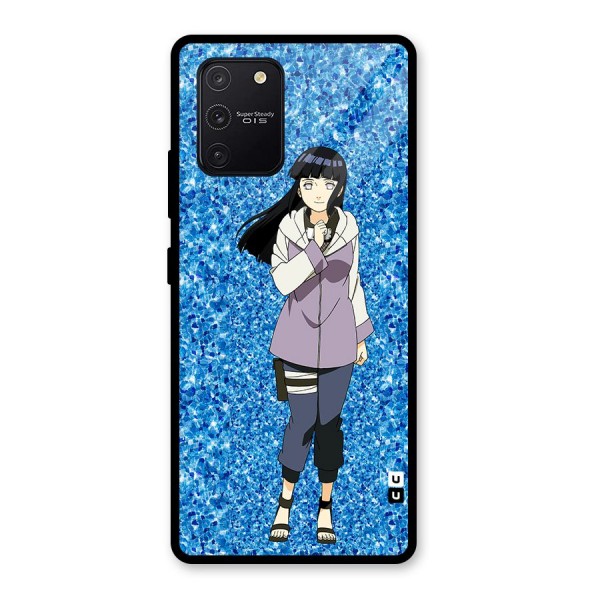 Cute Hinata hyuga Glass Back Case for Galaxy S10 Lite