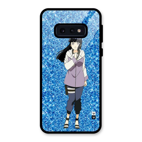 Cute Hinata hyuga Glass Back Case for Galaxy S10e