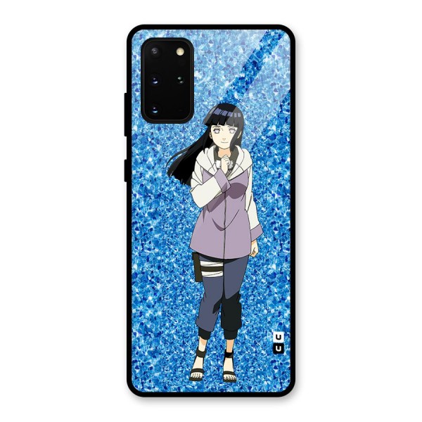 Cute Hinata hyuga Glass Back Case for Galaxy S20 Plus