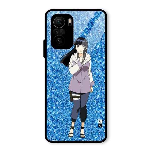 Cute Hinata hyuga Glass Back Case for Mi 11x